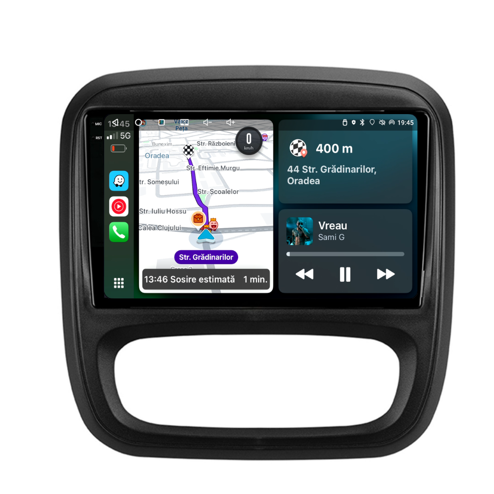 Navigatie Opel Vivaro (2014-2018), Android, Ecran 9 inch, 8GB RAM 256GB, 8-core