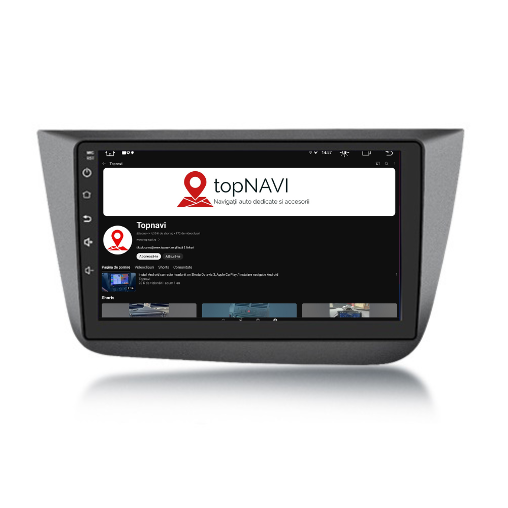 Navigatie Seat Altea (2004-2015), Ecran 9 inch, 1GB RAM 32GB