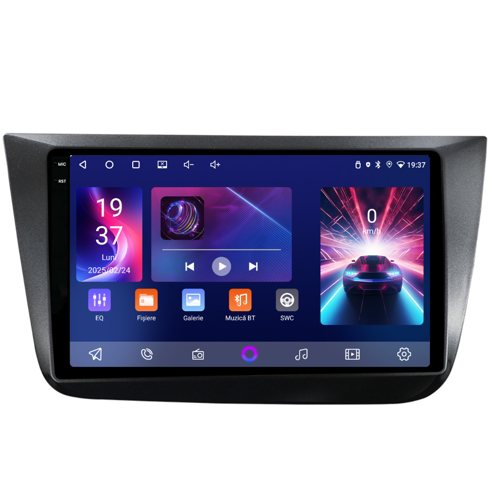 Navigatie Seat Altea (2004-2015), Ecran 9 inch, 4GB RAM 64GB, 4-core