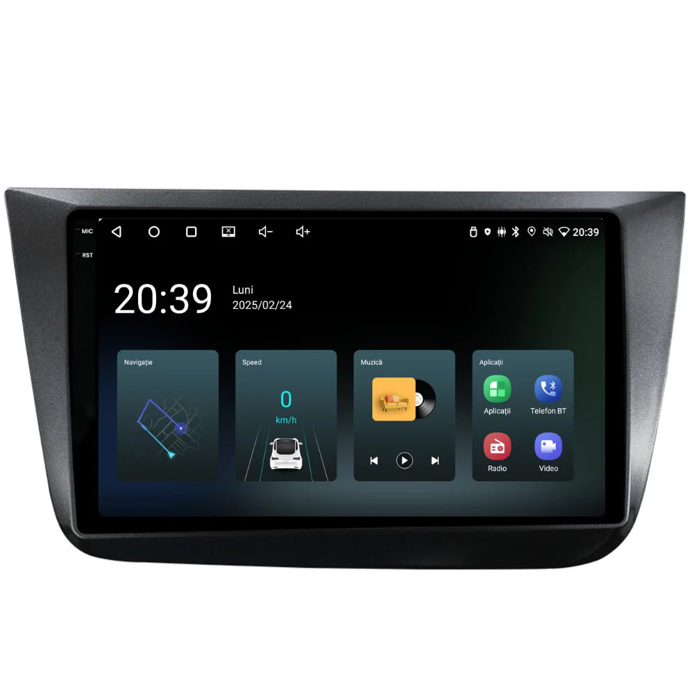 Navigatie Seat Altea (2004-2015), Ecran 9 inch, 4GB RAM 64GB, 4-core