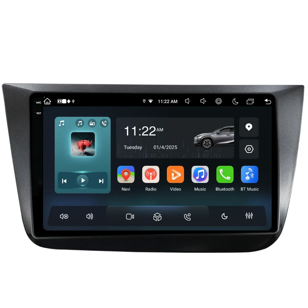 Navigatie Seat Altea (2004-2015), Ecran 9 inch, 8GB RAM 256GB, 8-core