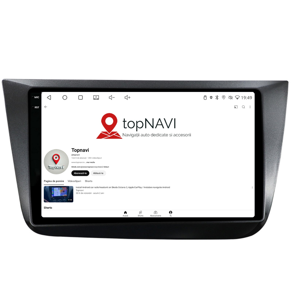 Navigatie Seat Altea (2004-2015), Ecran 9 inch, 8GB RAM 256GB, 8-core