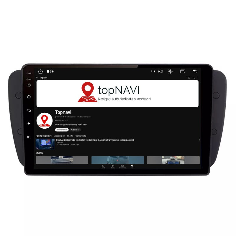 Navigație Seat Ibiza 6J (2009-2013), Ecran 9 inch, 1GB RAM 32GB