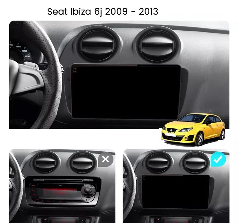Navigatie Seat Ibiza 6J (2009-2013), Android, Ecran 9 inch, 4GB RAM 64GB, 8-core