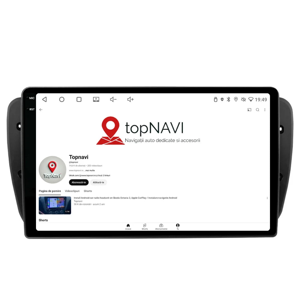 Navigatie Seat Ibiza 6J (2009-2013), Android, Ecran 2K, 4GB RAM 64GB, 8-core