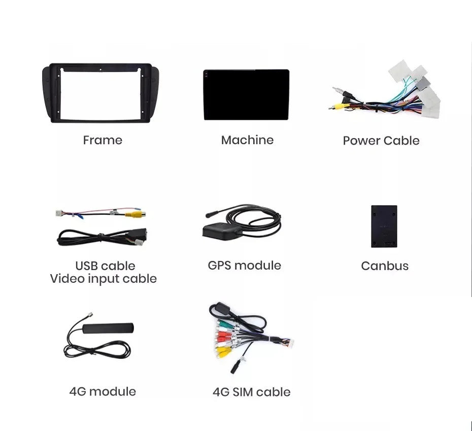Navigatie Seat Ibiza 6J (2009-2013), Android, Ecran 9 inch, 4GB RAM 64GB, 8-core
