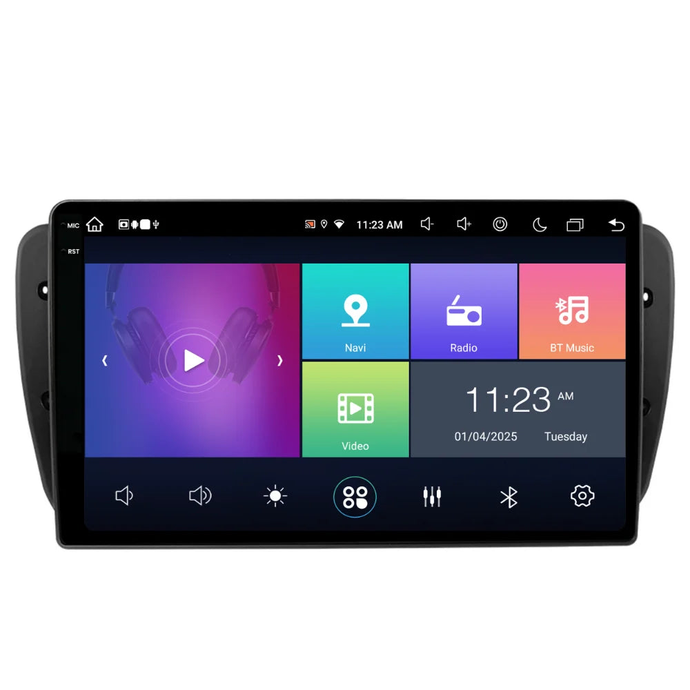 Navigatie Seat Ibiza 6J (2009-2013), Android, Ecran 9 inch,8GB RAM 256GB, 8-core