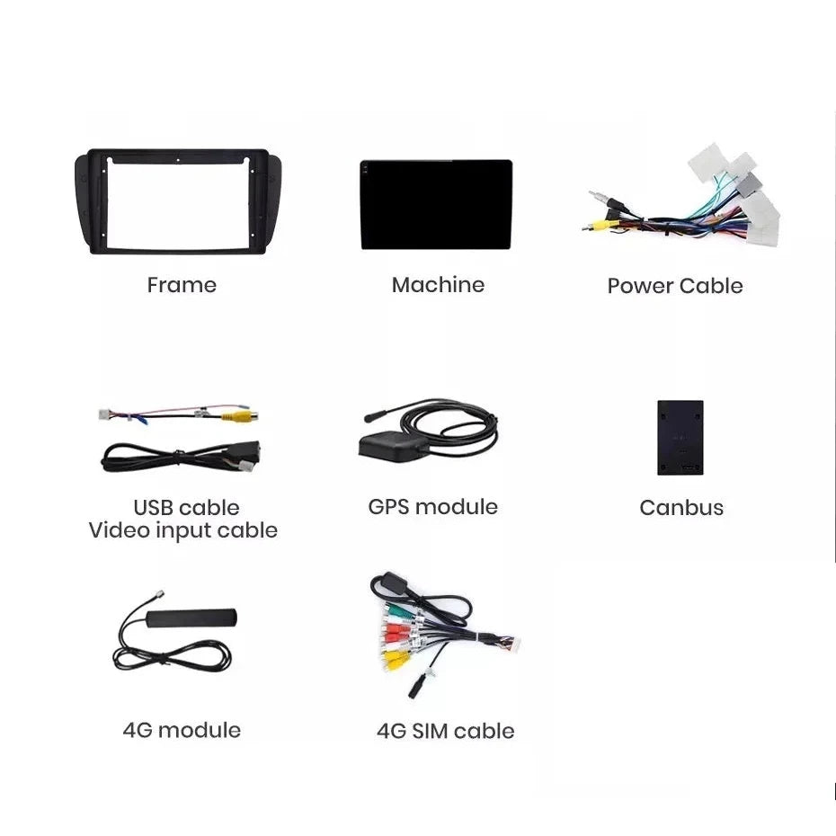 Navigatie Seat Ibiza 6J (2009-2013), Android, Ecran 2K, 8GB RAM 256GB, 8-core