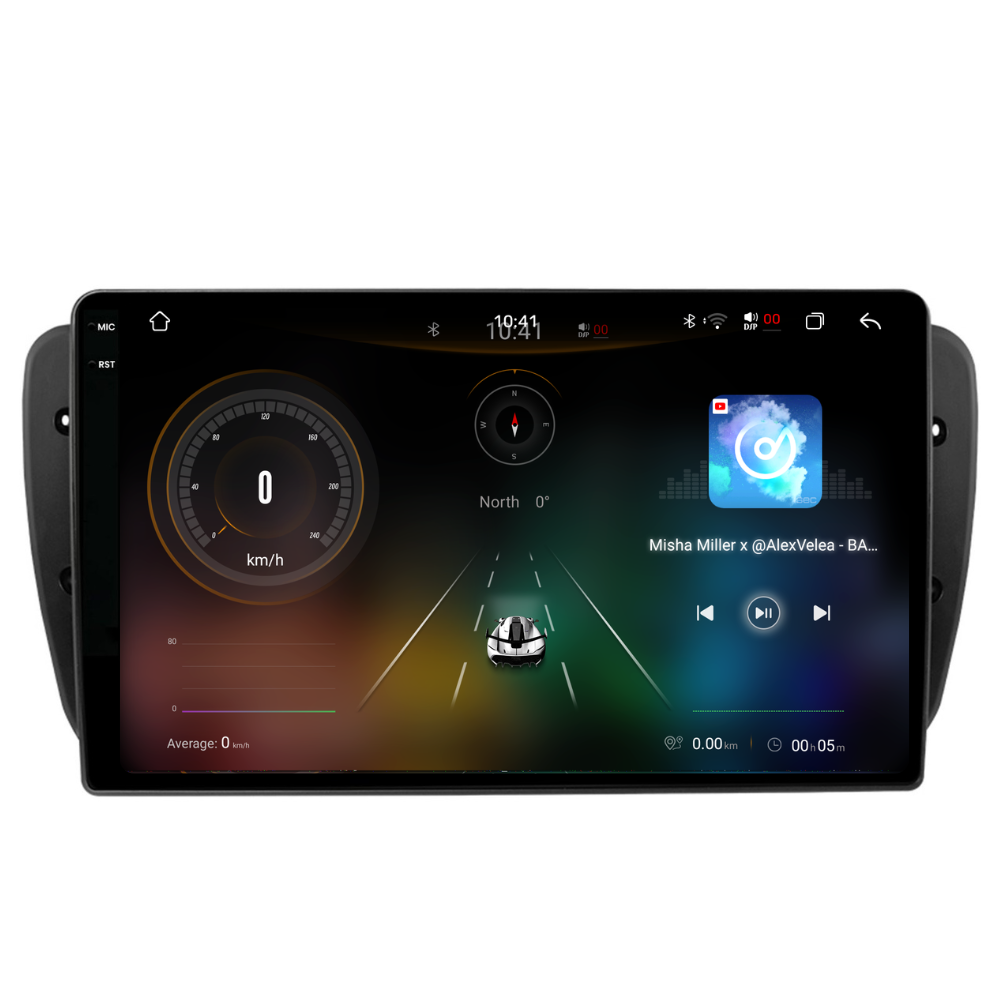 Navigatie Seat Ibiza 6J (2009-2013), Android, Ecran 9 inch 2K,12GB RAM 256GB, 8-core