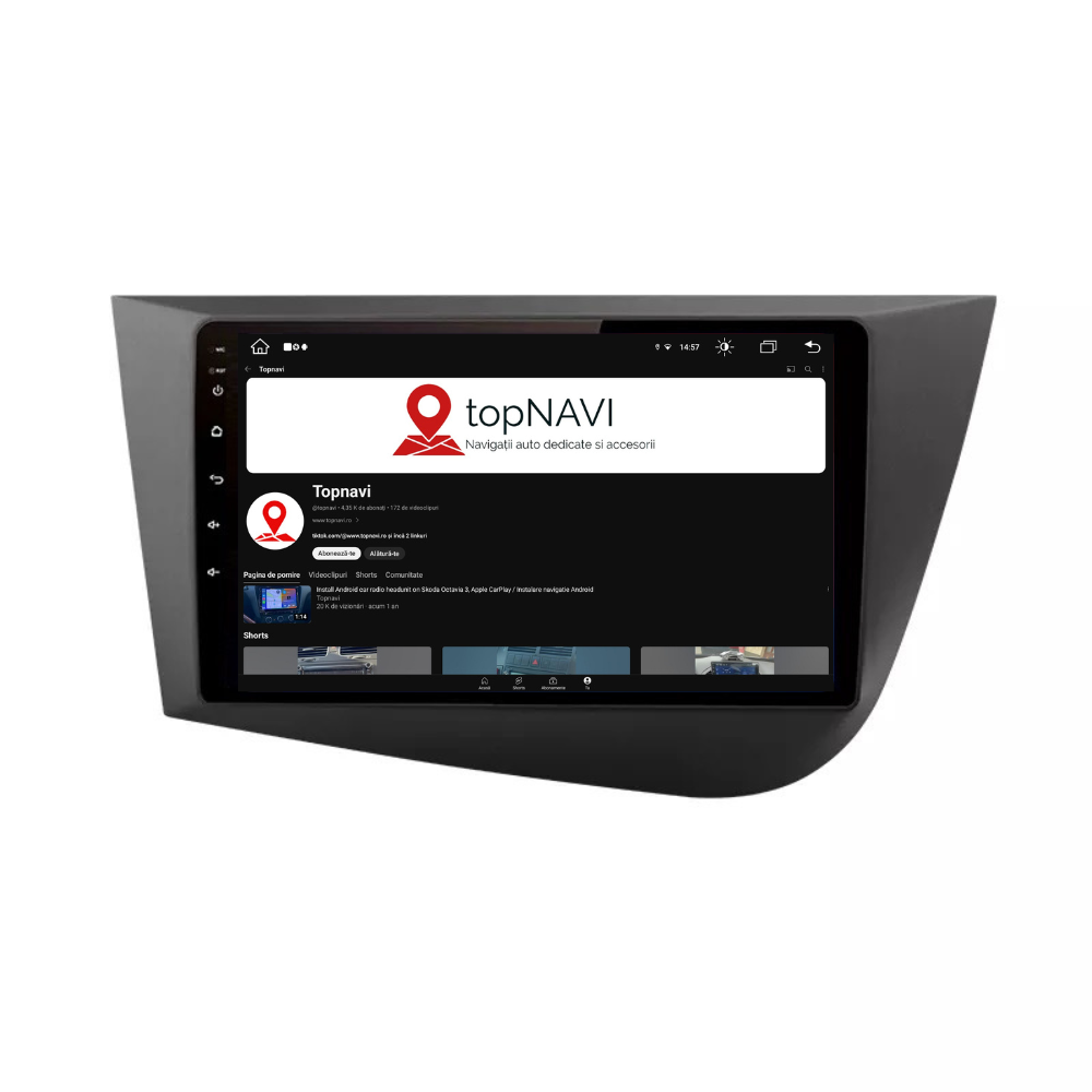 Navigatie Seat Leon (2005-2012), Ecran 9 inch, 1GB RAM