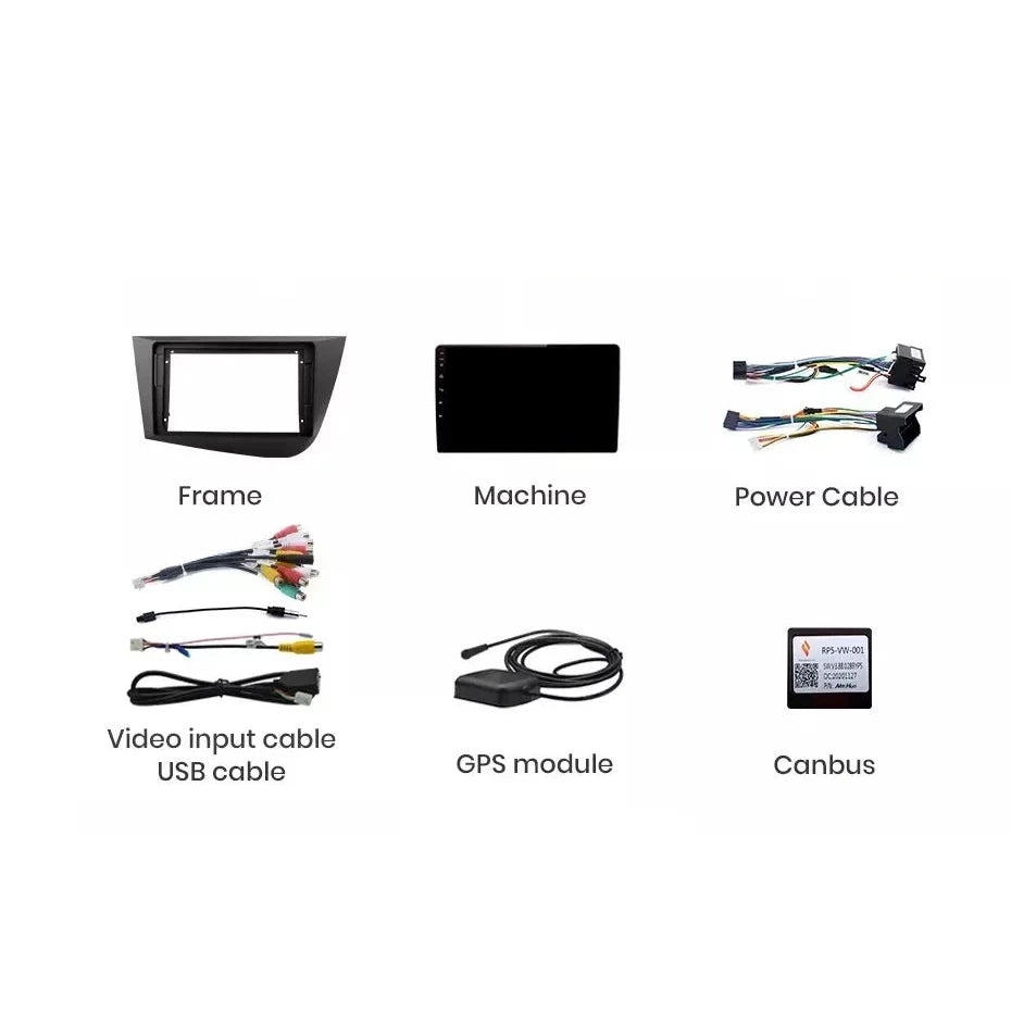 Navigatie Seat Leon (2005-2012), Ecran 9 inch, 1GB RAM