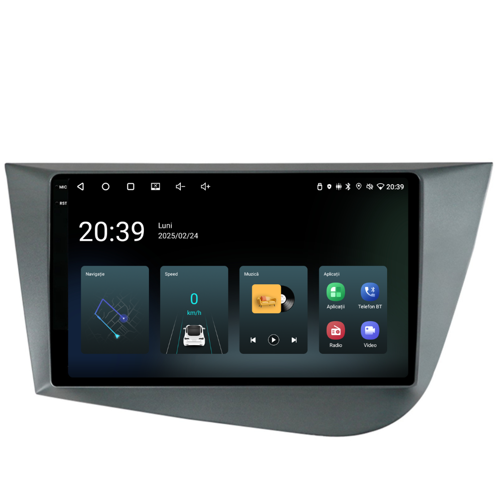 Navigație Seat Leon (2005-2012), Ecran 9 inch, 4GB RAM 64GB, 4-core