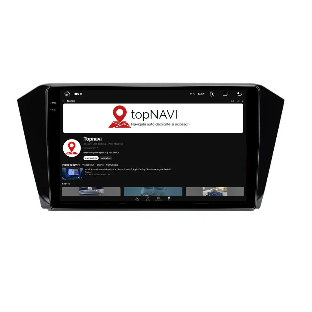 Navigatie Volkswagen Passat B8 2015-2020, Android 13,Ecran 2K, 4GB RAM 64GB, Octa Core, carplay /android auto