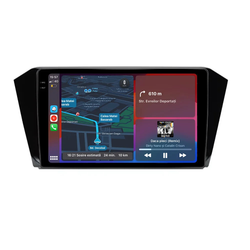 Navigatie Volkswagen Passat B8 2015-2020, Android 13,Ecran 2K, 4GB RAM 64GB, Octa Core, carplay /android auto