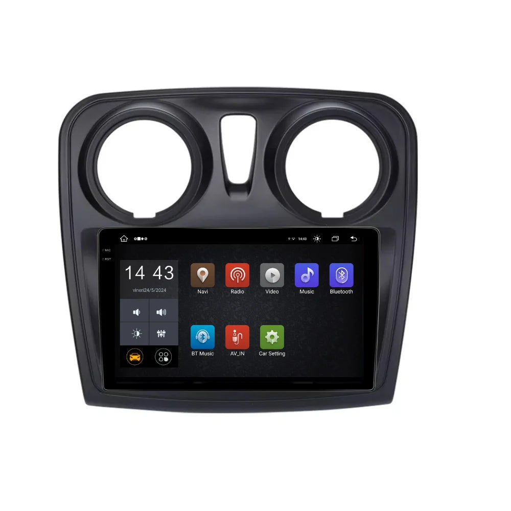 Navigatie Dacia Logan 2 2012-2019, Sandero 2 2012-2019, Android 13,Ecran 2K, 4GB RAM 64GB, Octa Core, carplay /android auto