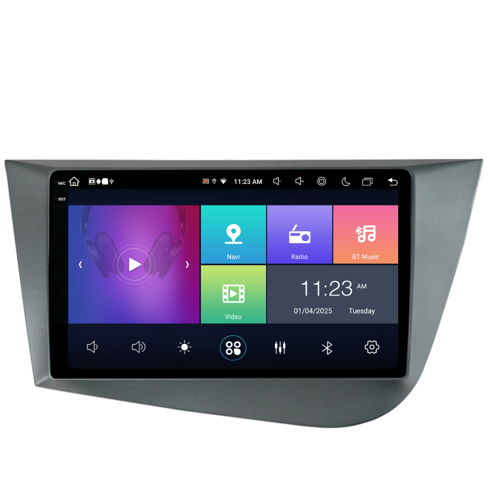 Navigatie Seat leon 2005-2012, Android 13,Ecran 2K, 8GB RAM 256GB, Octa Core, carplay /android auto
