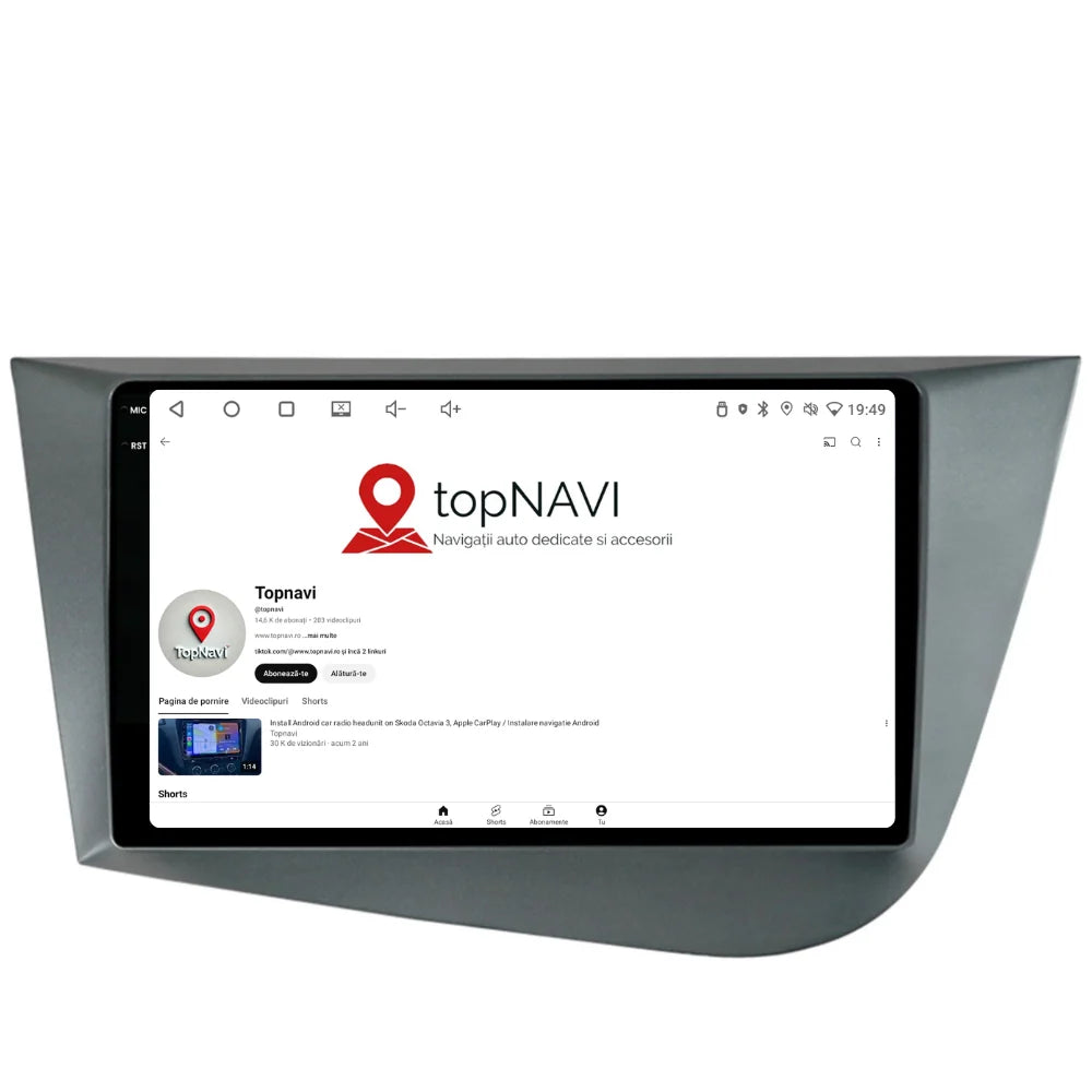 Navigatie Seat Leon (2005-2012), Ecran 9 inch 2K, 12GB RAM 256GB, 8-core