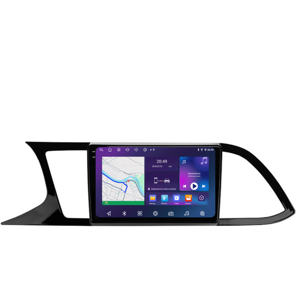 Navigatie Seat Leon 3 (2013-2020), Ecran 9 inch, 6GB RAM 128GB, 8-core