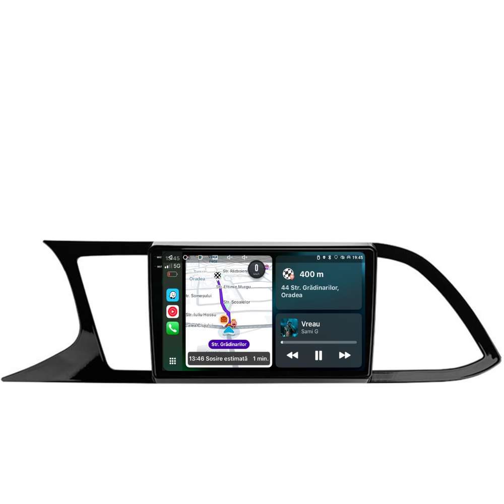 Navigatie Seat Leon 3 (2013-2020), Ecran 9 inch, 6GB RAM 128GB, 8-core