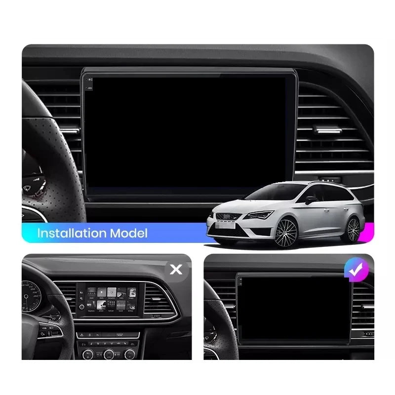 Navigatie Seat Leon 3 (2013-2020), Ecran 9 inch, 6GB RAM 128GB, 8-core