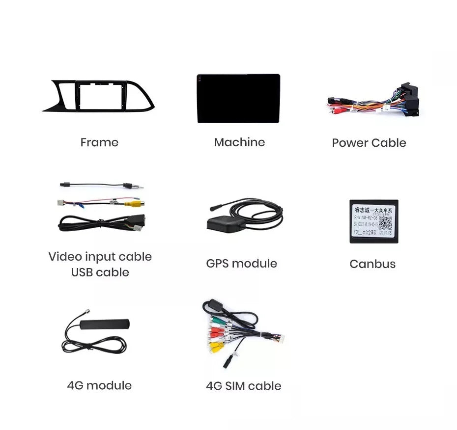 Navigatie Seat Leon 3 (2013-2020), Ecran 2K, 4GB RAM 64GB, 8-core