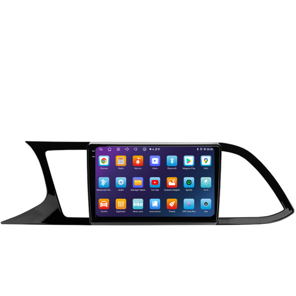 Navigatie Seat Leon 3 (2013-2020), Ecran 9 inch, 4GB RAM 64GB, 8-core