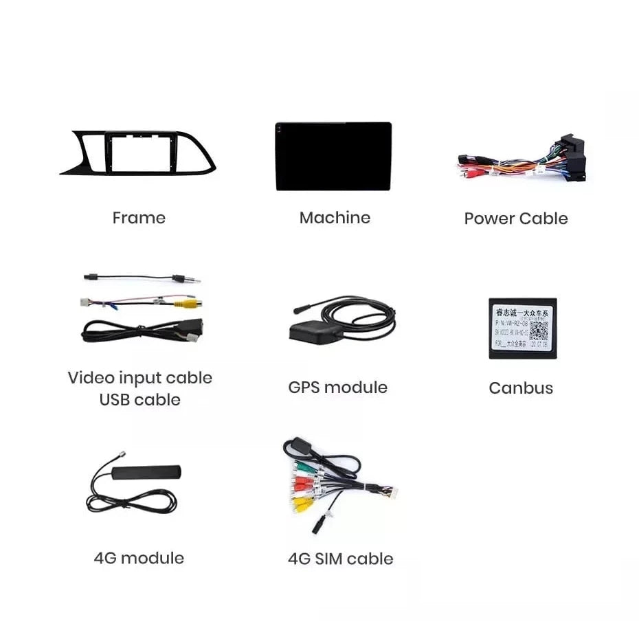 Navigatie Seat Leon 3 (2013-2020), Ecran 2K, 8GB RAM 256GB, 8-core