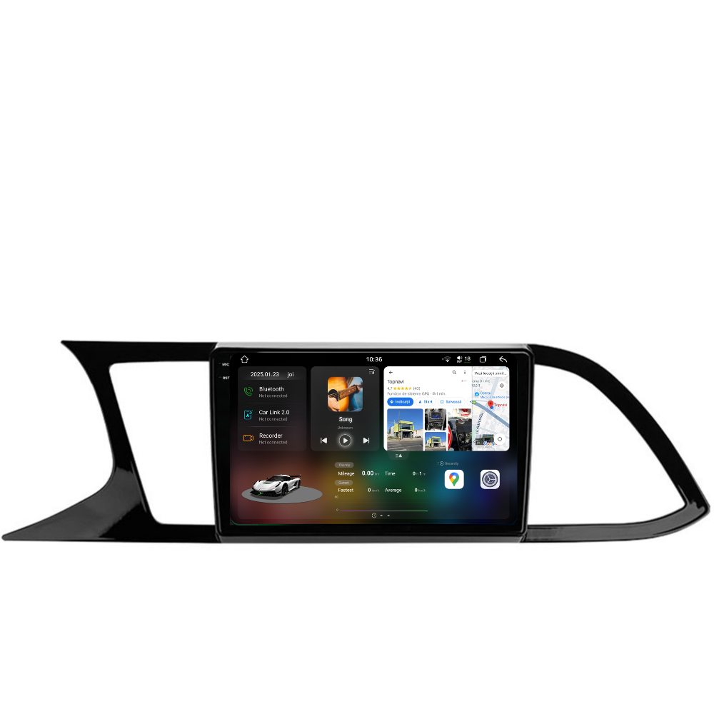 Navigatie Seat Leon 3 (2013-2020), Ecran 9 inch 2K, 12GB RAM 256GB, 8-core