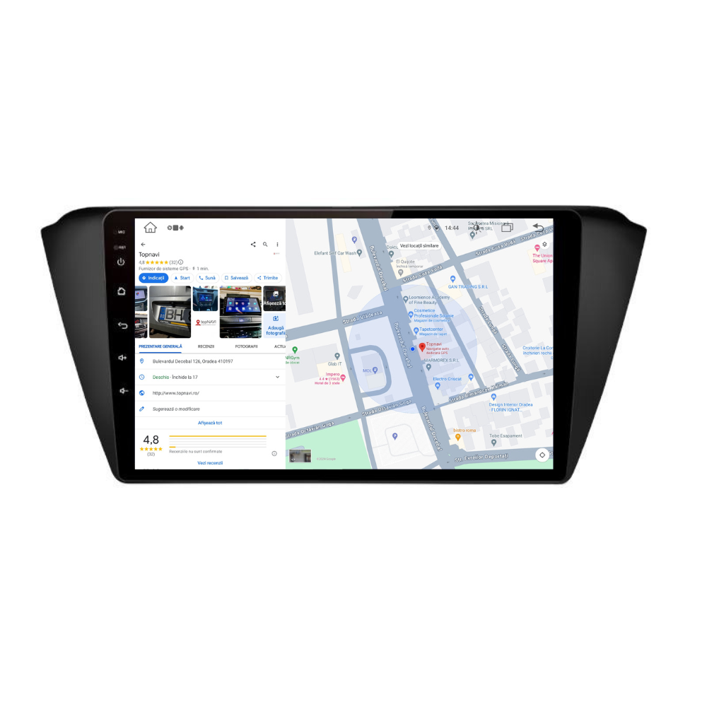 Navigatie Skoda Fabia 3 2014-2019, Android 12, 1GB RAM 32GB, 9 inch