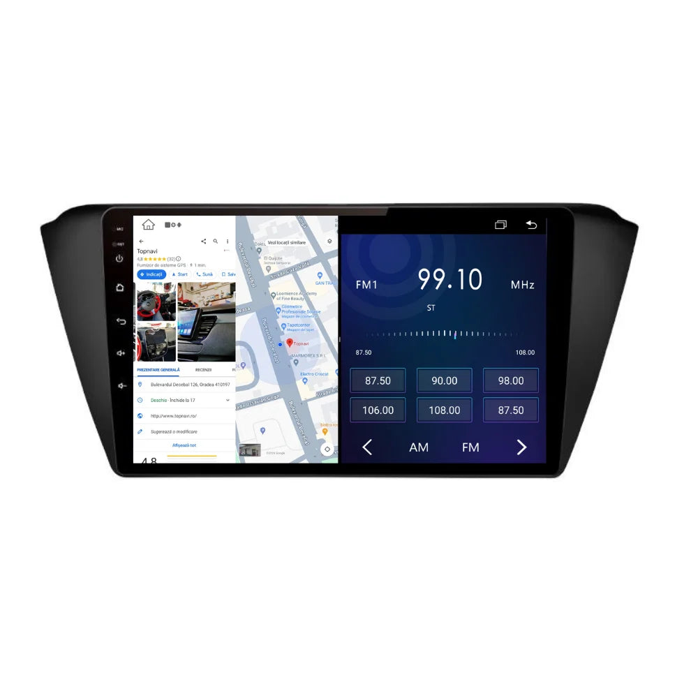 Navigatie Skoda Fabia 3 2014-2019, Android 12, 1GB RAM 32GB, 9 inch