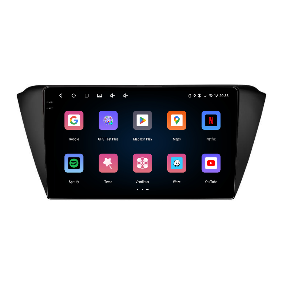 Navigatie Skoda Fabia 3 (2014-2019), Android, Ecran 9 inch, 4GB RAM 64GB, 4-core