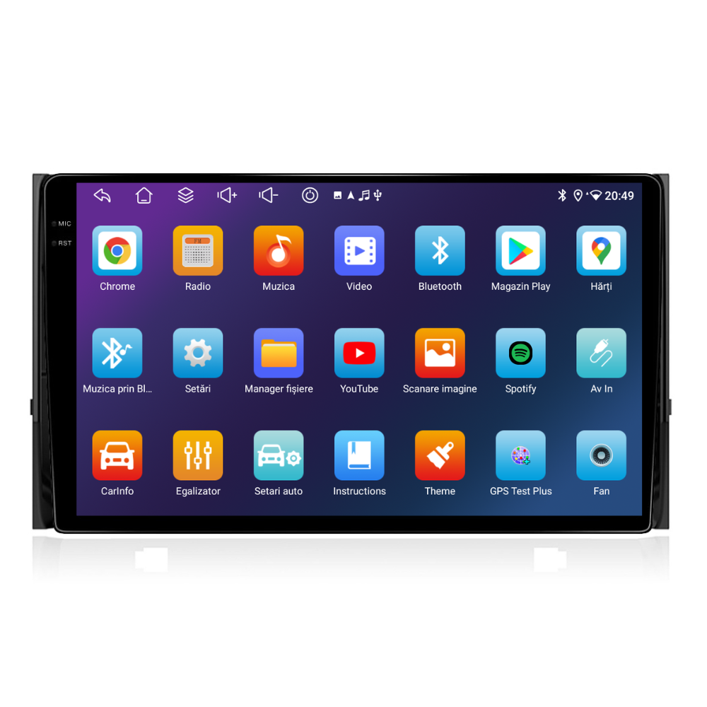 Navigatie Skoda Kodiaq (2016-2024), Android, Ecran 10 inch, 6GB RAM 128GB, 8-core