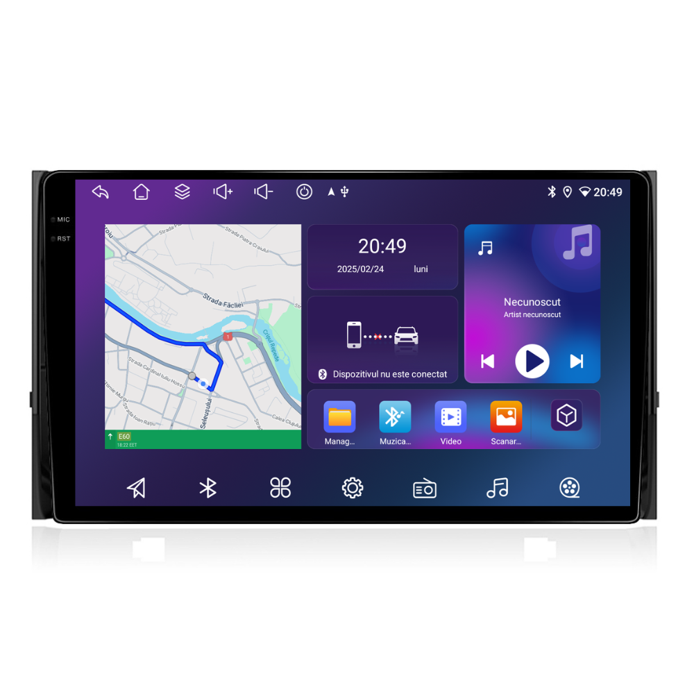 Navigatie Skoda Kodiaq (2016-2024), Android, Ecran 10 inch, 6GB RAM 128GB, 8-core