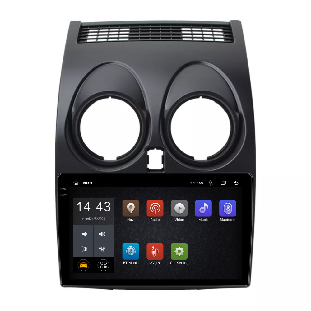 Navigatie Nissan qashqai J10 (2006-2014), Android 13,Ecran 2K, 4GB RAM 64GB, Octa Core, carplay /android auto