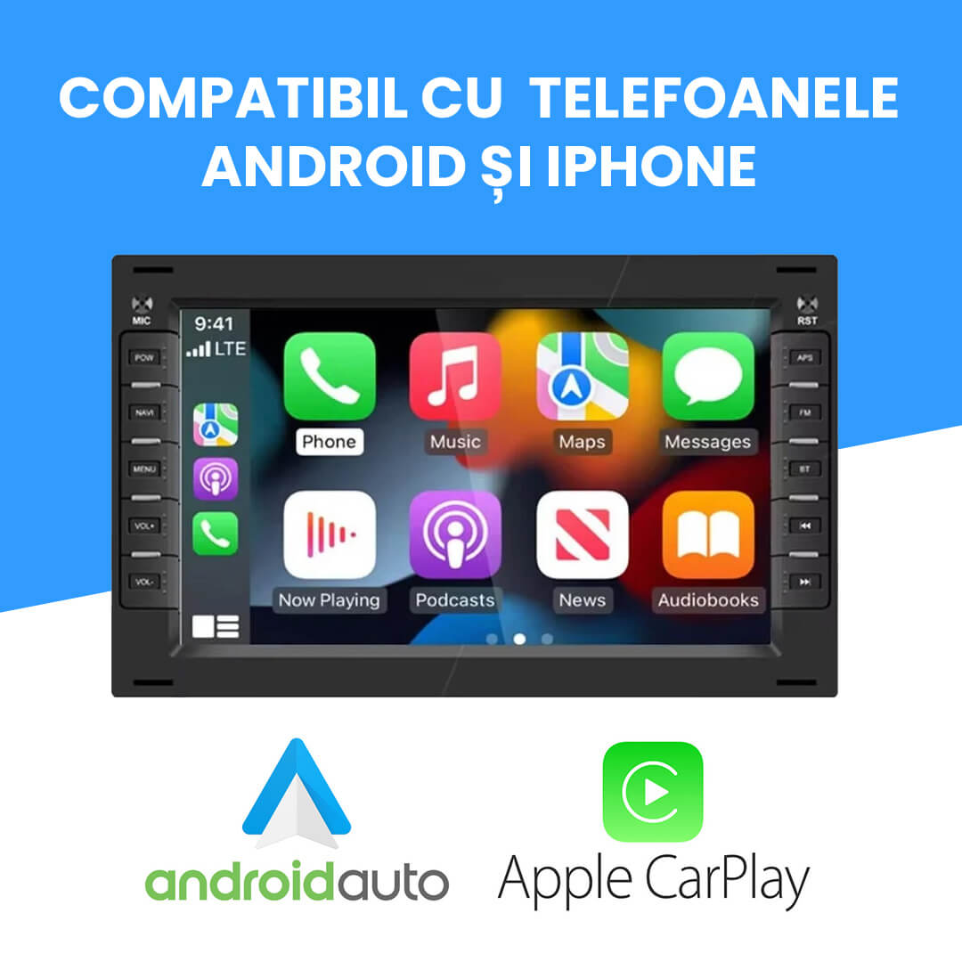 Navigatie vw golf 4, passat b5, sharan, transporter t5, bora, polo, android, 2GB 64GB