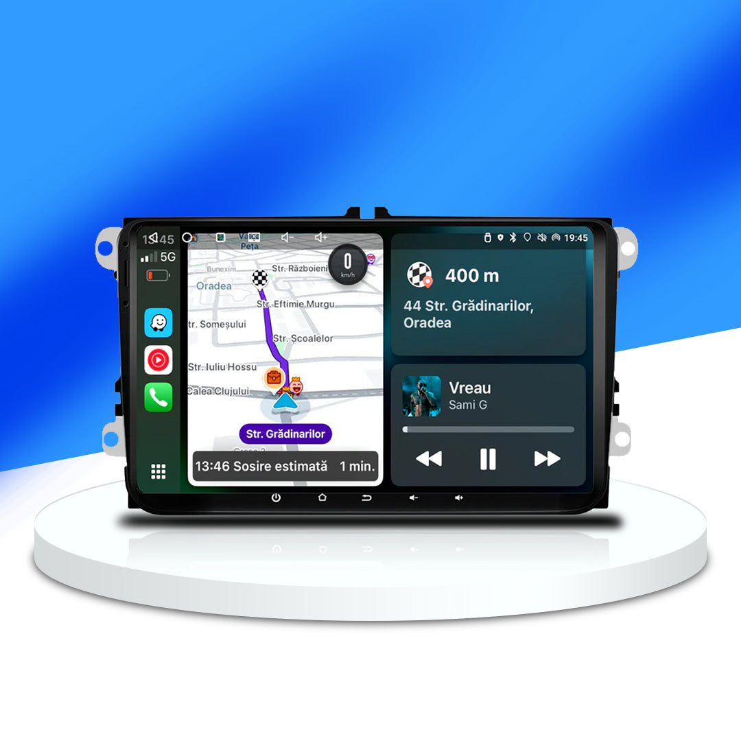 Navigatie Volkswagen, Skoda, Seat, Ecran 9 inch, 4GB RAM 64GB, 4-core