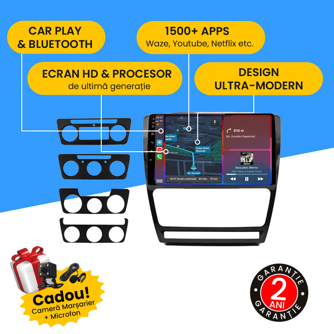 Navigatie Skoda octavia 2 (2008-2013), Android.