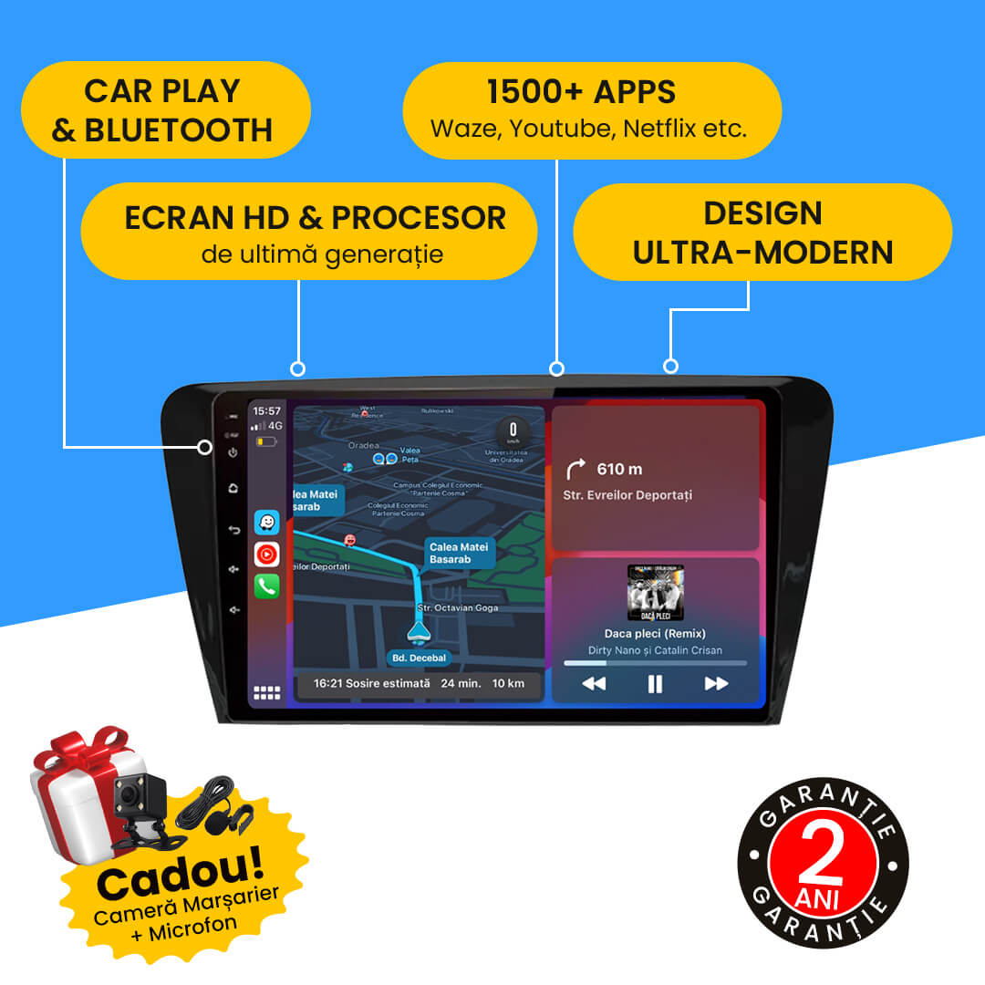 Navigatie Skoda octavia 3 (2013-2018), Android.