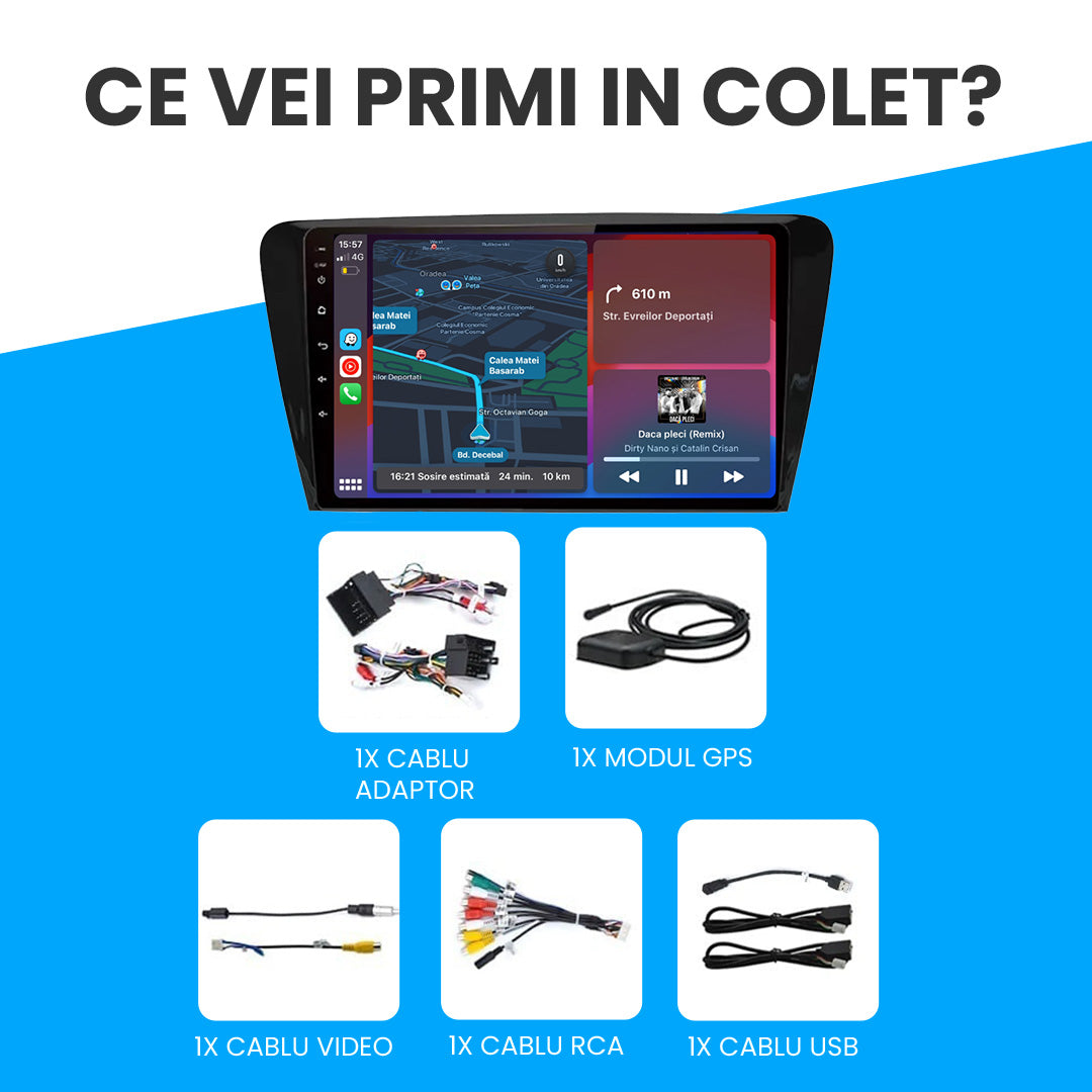 Navigatie Skoda octavia 3 (2013-2018), Android.