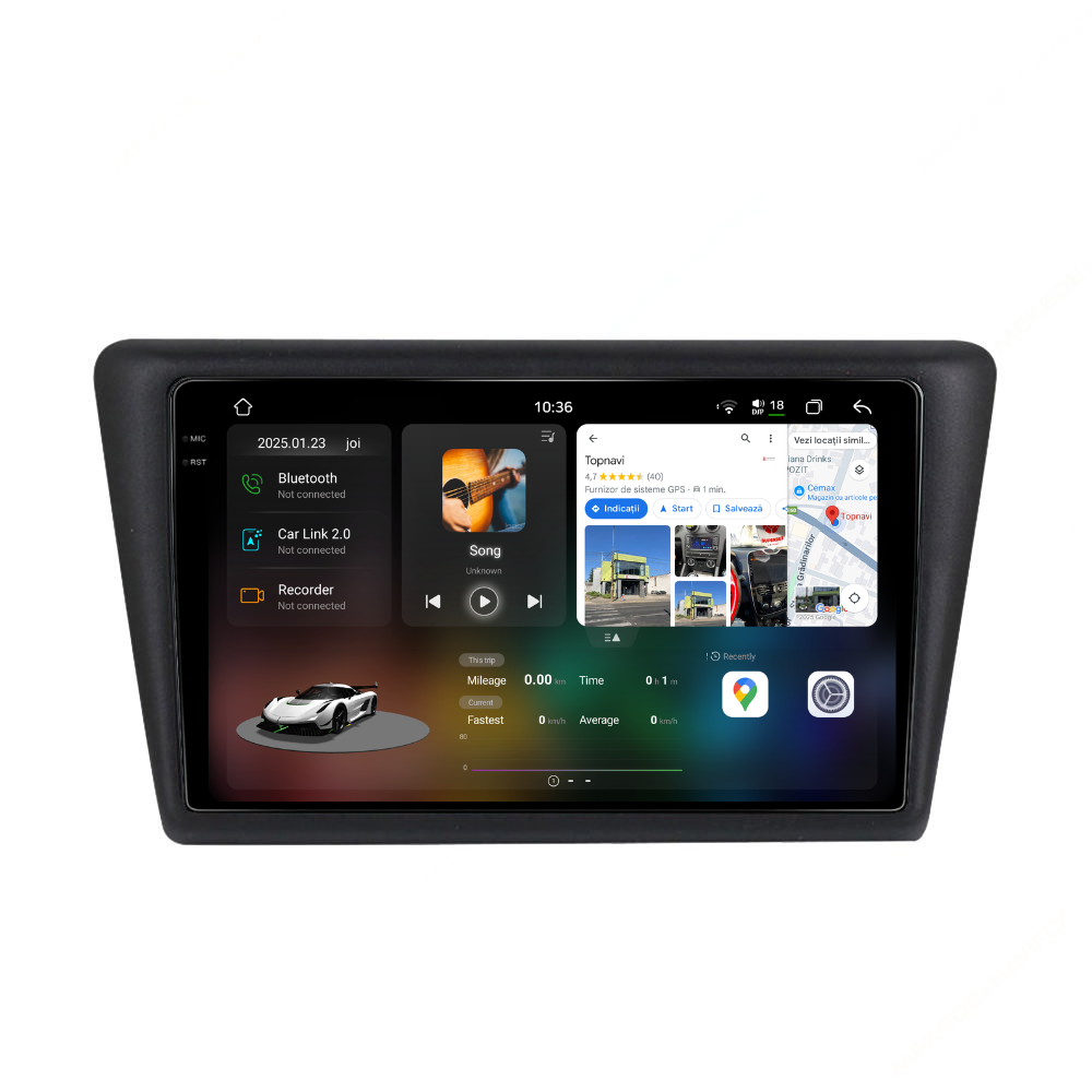 Navigatie Skoda Rapid (2011-2019), Android, Ecran 9 inch 2K, 12GB RAM 256GB, 8-core