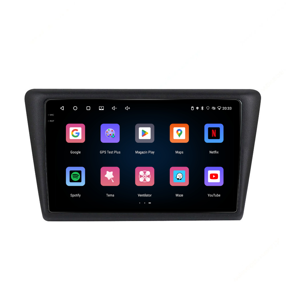 Navigatie Skoda Rapid (2011-2019), Android, Ecran 9 inch, 4GB RAM 64GB, 8-core