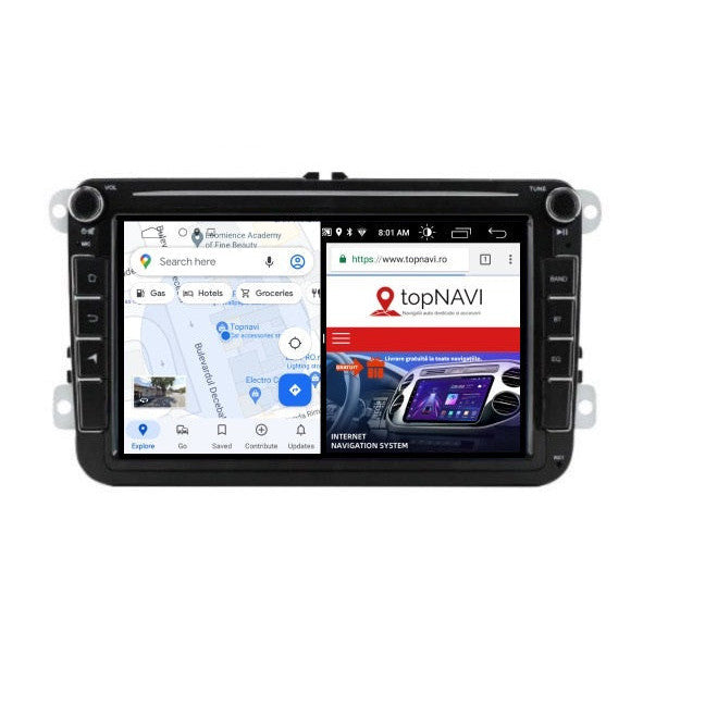Navigatie Skoda Roomster (2006 - 2015), Android, Ecran 8 inch, 1GB RAM 32GB