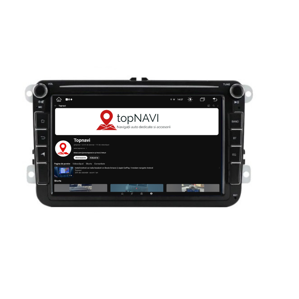 Navigatie Skoda Roomster (2006 - 2015), Android, Ecran 8 inch, 2GB RAM 64GB