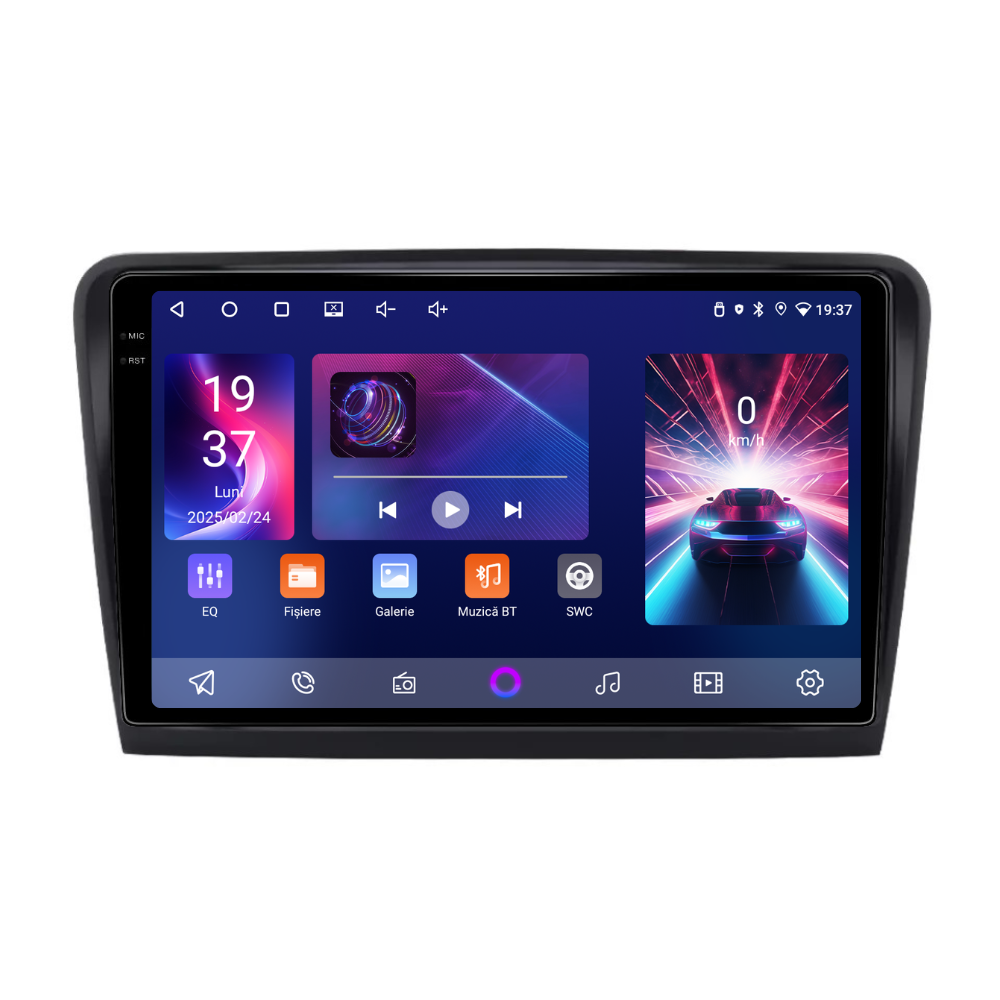 Navigatie Skoda Superb 2 (2008-2015), Android, Ecran 10 inch, 4GB RAM 64GB, 8-core