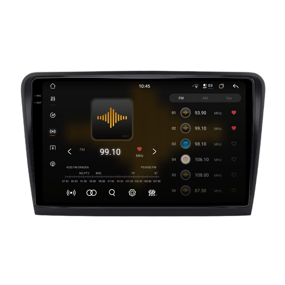 Navigatie Skoda Superb 2 (2008-2015), Android, Ecran 10 inch 2K, 12GB RAM 256GB, 8-core