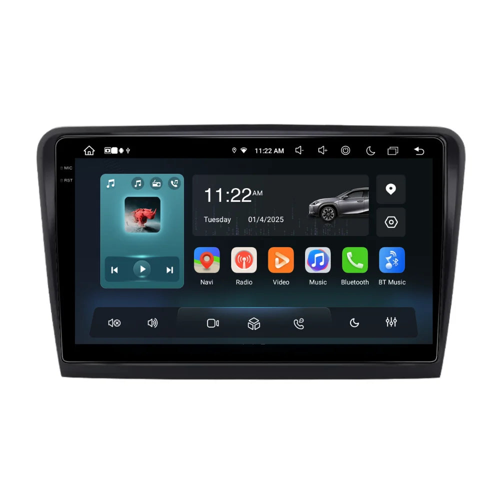 Navigatie Skoda Superb 2 (2008-2015), Android, Ecran 10 inch, 8GB RAM 256GB, 8-core