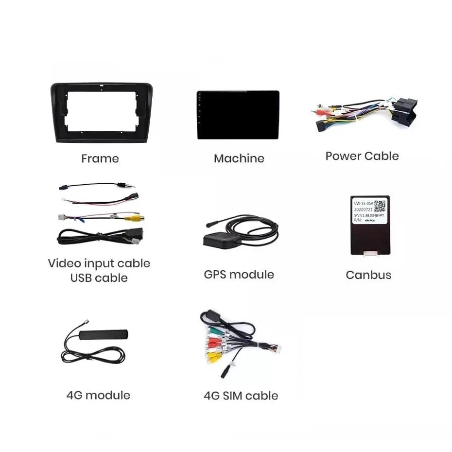 Navigatie Skoda Superb 2 (2008-2015), Android, Ecran 2K, 8GB RAM 256GB, 8-core