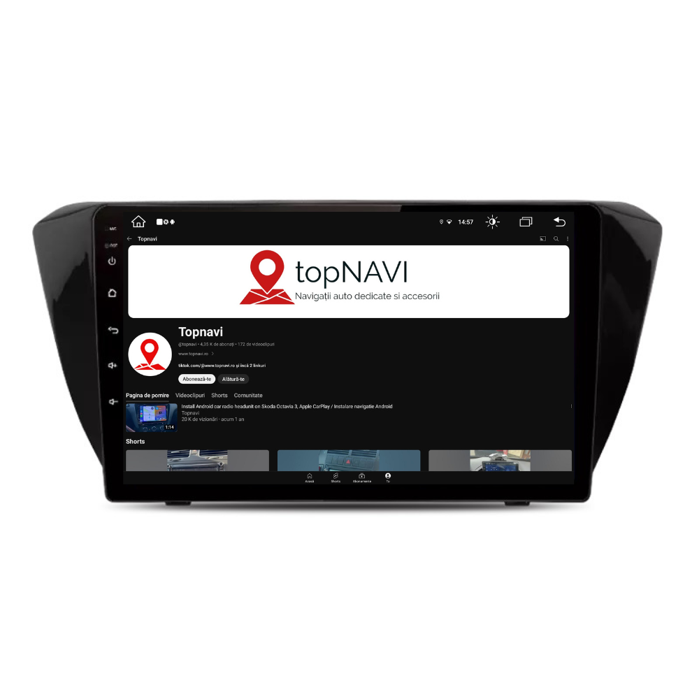 Navigatie Skoda Superb 3 (2015-2019), Android 12, 1GB RAM 32GB, 10 inch