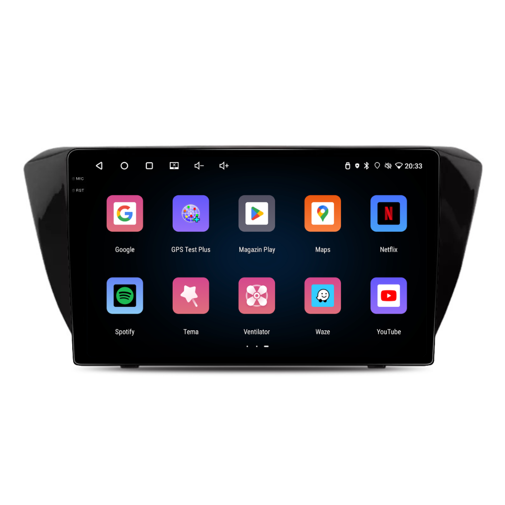 Navigatie Skoda Superb 3 (2015-2019), Android, Ecran 10 inch, 4GB RAM 64GB, 4-core