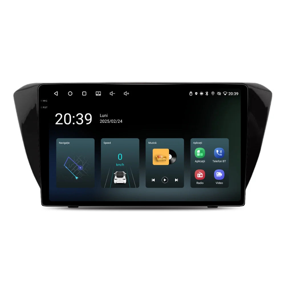 Navigatie Skoda Superb 3 (2015-2019), Android, Ecran 10 inch, 4GB RAM 64GB, 4-core